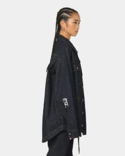 The Anti Order Oversized Denim Shirt Dark Indigo 16 The Anti Order Oversized Denim Shirt Dark Indigo -Fashion Clothing Store 02036417 YD033 womens 0050