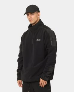 PYRA Polartec 1/4 Zip Jacket Black