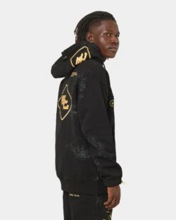 BEENTRILL Circuitry Hoodie Black -Fashion Clothing Store 02036824 YB001 mens 0060