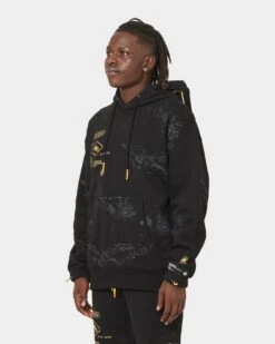BEENTRILL Circuitry Hoodie Black -Fashion Clothing Store 02036824 YB001 mens 0070