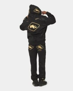 BEENTRILL Circuitry Hoodie Black -Fashion Clothing Store 02036824 YB001 mens 0080