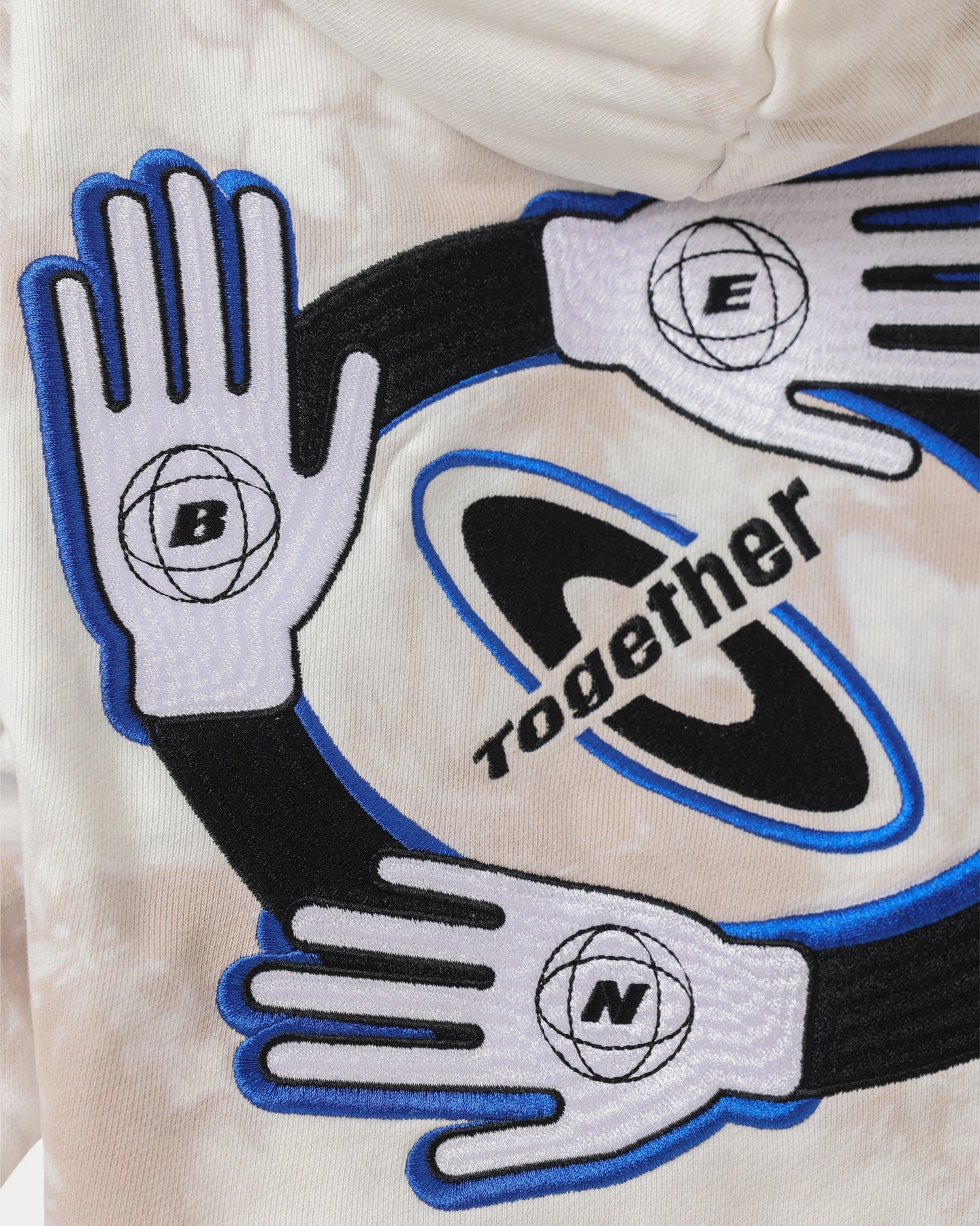 BEENTRILL Together Tie Dye Hoodie Tie Dye Grey 11 BEENTRILL Together Tie Dye Hoodie Tie Dye Grey - Image 9