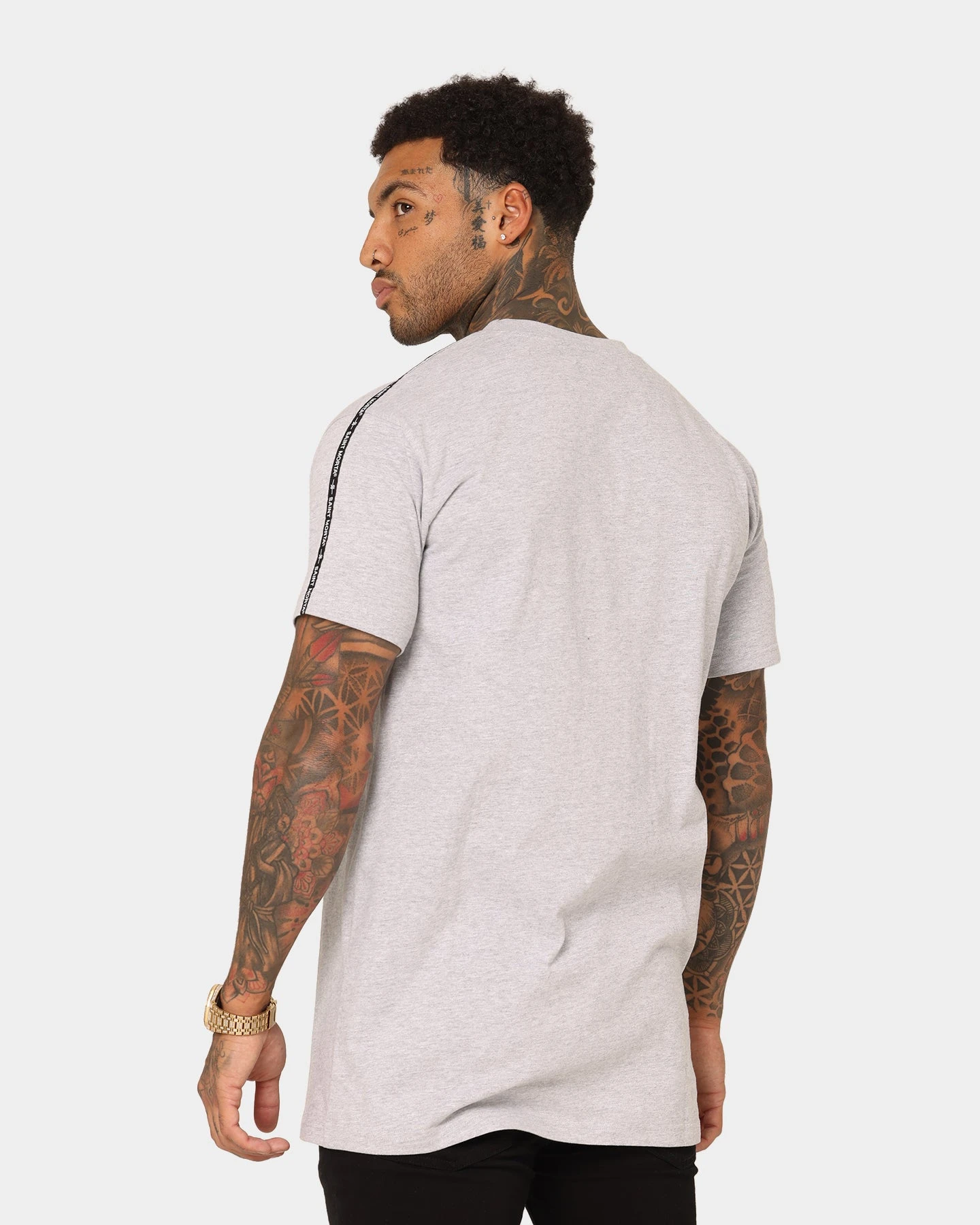 Saint Morta Rev Lafayette T-Shirt Grey/Black 4 Saint Morta Rev Lafayette T-Shirt Grey/Black - Image 2