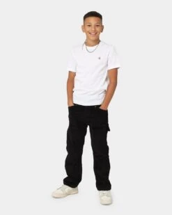 Calvin Klein Kids' Monogram T-Shirt 2 Pack White/Black -Fashion Clothing Store 02037479 YW110 default 0025