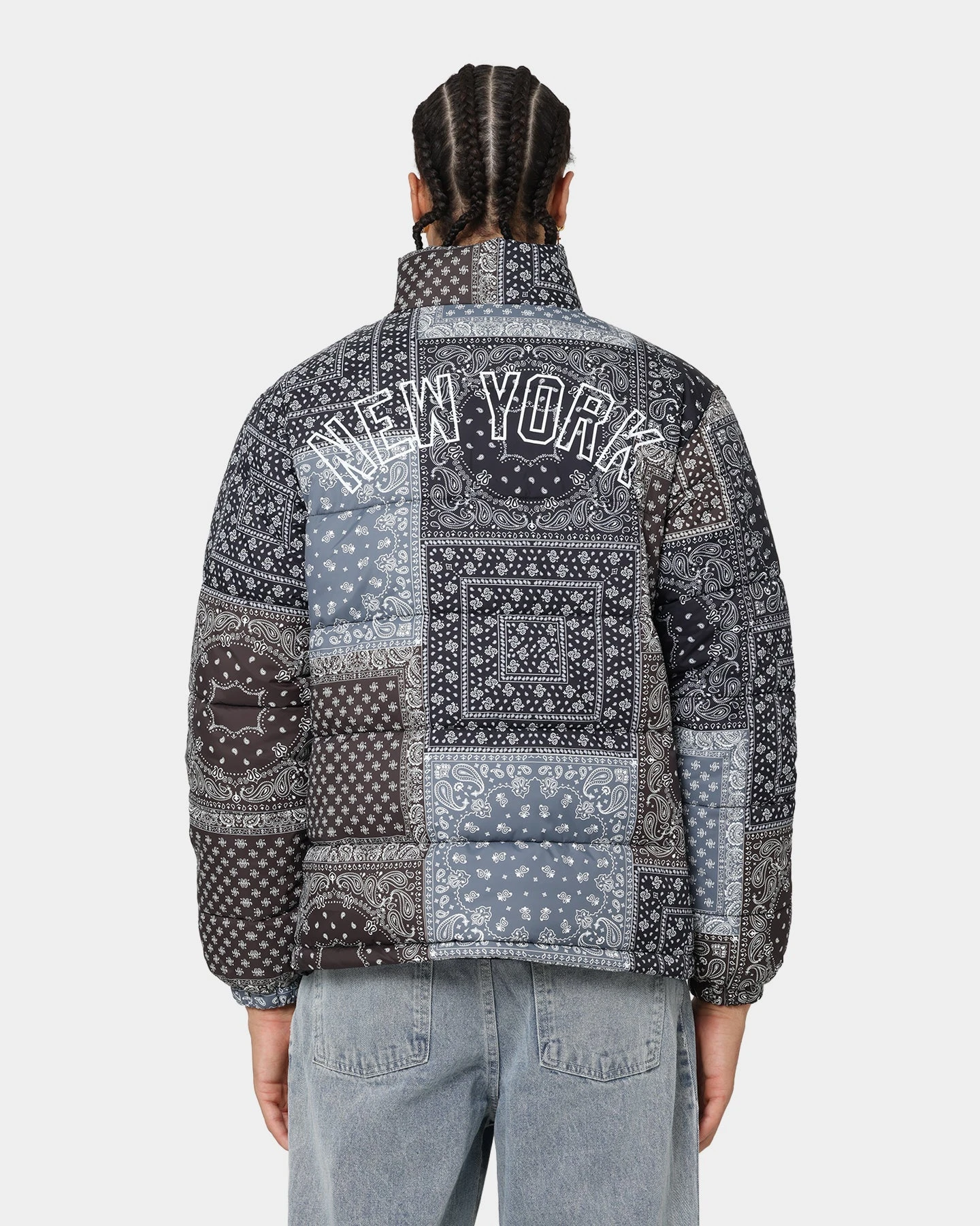 Majestic Athletic New York Yankees Bandana Paisley Jacket Tonal Aop Paisley 7 Majestic Athletic New York Yankees Bandana Paisley Jacket Tonal Aop Paisley - Image 5