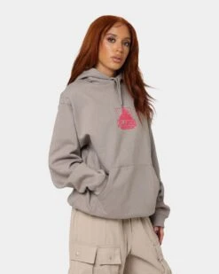 X-Large 91 Hoodie Grey/Red -Fashion Clothing Store 02038230 YQ103 womens 0050