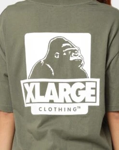 XLARGE 91 Text T-Shirt Military -Fashion Clothing Store 02038236 YM003 womens 0050