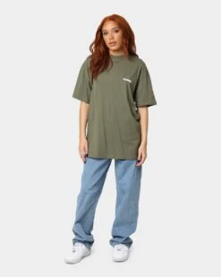 XLARGE 91 Text T-Shirt Military -Fashion Clothing Store 02038236 YM003 womens 0080