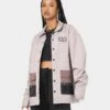 Jordan Paris Saint-Germain Woven Jacket Black/Bright Cream -Fashion Clothing Store 02038531 YB1166 womens 0010