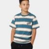 Santa Cruz Kids' Pocket Stripe Yarn Dye T-Shirt Navy Stripe
