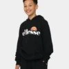 Ellesse Kids' Jero Overhead Junior Hoodie Black -Fashion Clothing Store 02038688 YB001 default 0010