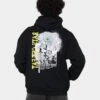 Rats Get Fat Paint Flower Hoodie Black -Fashion Clothing Store 02038736 YB001 mens 0010