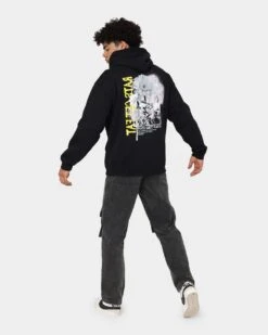 Rats Get Fat Paint Flower Hoodie Black 12 Rats Get Fat Paint Flower Hoodie Black -Fashion Clothing Store 02038736 YB001 mens 0030