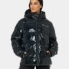 Champion High Shine Puffer Jacket Black -Fashion Clothing Store 02038836 YB001 womens 0010