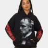 American Thrift X The Godfather The Godfather Vintage Hoodie Black Wash -Fashion Clothing Store 02039820 YB295 womens 0010