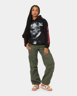 American Thrift X The Godfather The Godfather Vintage Hoodie Black Wash -Fashion Clothing Store 02039820 YB295 womens 0030