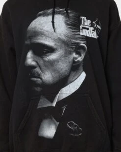 American Thrift X The Godfather The Godfather Vintage Hoodie Black Wash -Fashion Clothing Store 02039820 YB295 womens 0040