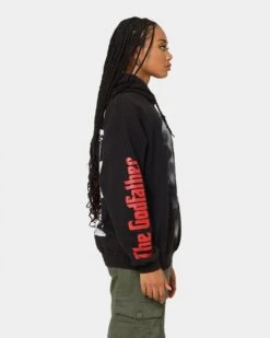 American Thrift X The Godfather The Godfather Vintage Hoodie Black Wash -Fashion Clothing Store 02039820 YB295 womens 0060