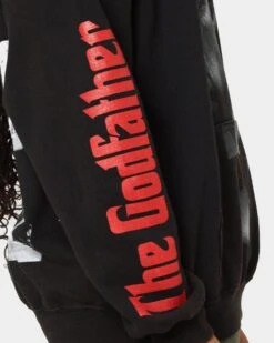 American Thrift X The Godfather The Godfather Vintage Hoodie Black Wash -Fashion Clothing Store 02039820 YB295 womens 0090