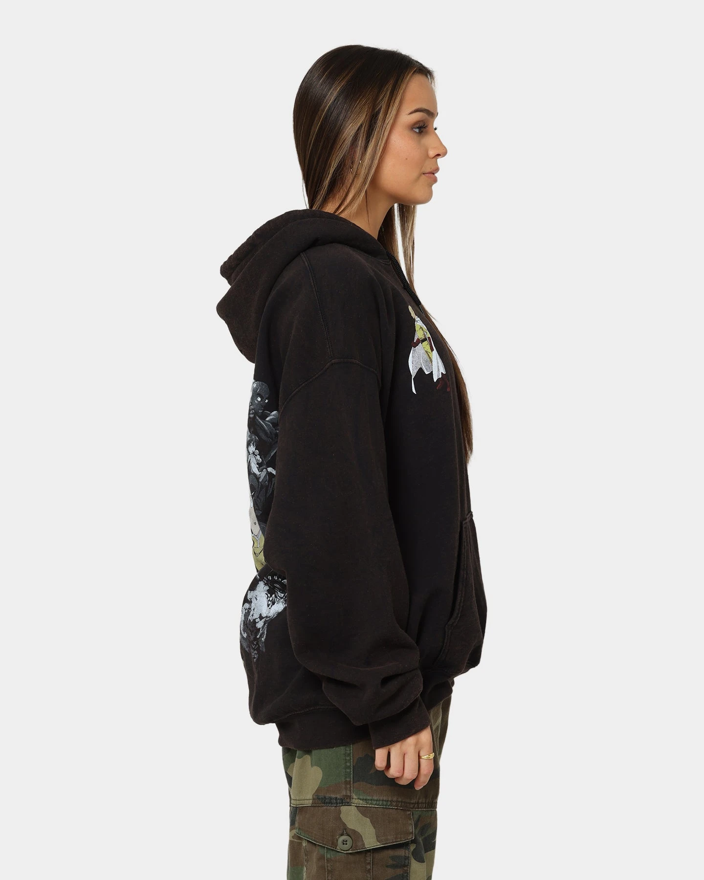 Goat Crew X One Punch Man One Punch Man Vintage Hoodie Black Wash 8 Goat Crew X One Punch Man One Punch Man Vintage Hoodie Black Wash - Image 6