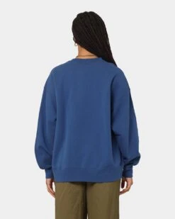 Jordan Women's Jordan Flight Fleece Crewneck French Blue -Fashion Clothing Store 02039949 YF427 womens 0040