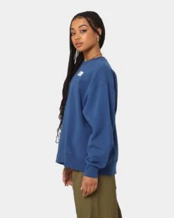 Jordan Women's Jordan Flight Fleece Crewneck French Blue -Fashion Clothing Store 02039949 YF427 womens 0060