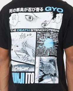 Goat Crew X Gyo Gyo Vintage T-Shirt Black Wash -Fashion Clothing Store 02040007 YB295 mens 0050