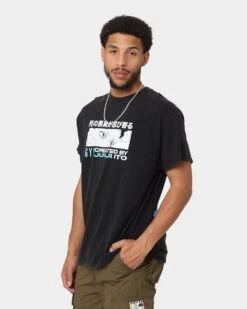 Goat Crew X Gyo Gyo Vintage T-Shirt Black Wash -Fashion Clothing Store 02040007 YB295 mens 0070