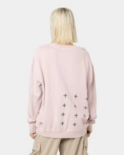 KSUBI 4 X 4 Biggie Crewneck Pink