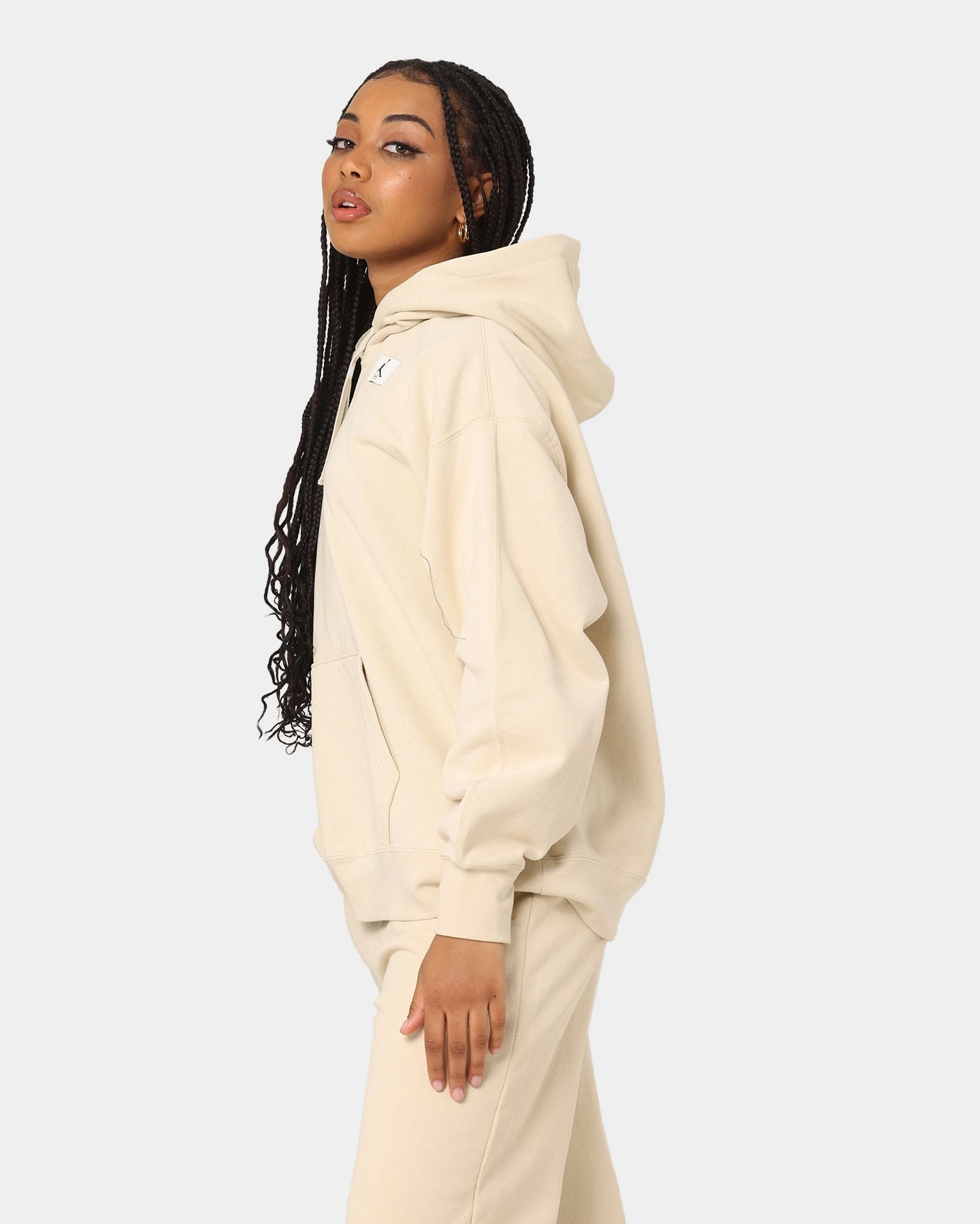 Jordan Women's Jordan Flight Fleece Hoodie Beach 8 Jordan Women's Jordan Flight Fleece Hoodie Beach - Image 6