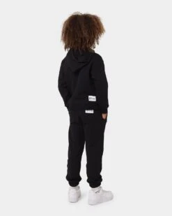 Calvin Klein Kids' Institutional Logo Hoodie Set CK Black -Fashion Clothing Store 02040420 YC966 default 0030