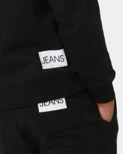 Calvin Klein Kids' Institutional Logo Hoodie Set CK Black -Fashion Clothing Store 02040420 YC966 default 0040