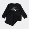 Calvin Klein Infants' Monogram Sweatshirt Set CK Black 1 Calvin Klein Infants' Monogram Sweatshirt Set CK Black -Fashion Clothing Store 02040422 YC966 default 0080