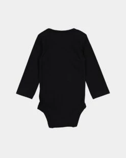 Calvin Klein Infants' Stacked Logo Bodysuit Set 2 Pack CK Black/Bright White -Fashion Clothing Store 02040424 YC967 default 00120