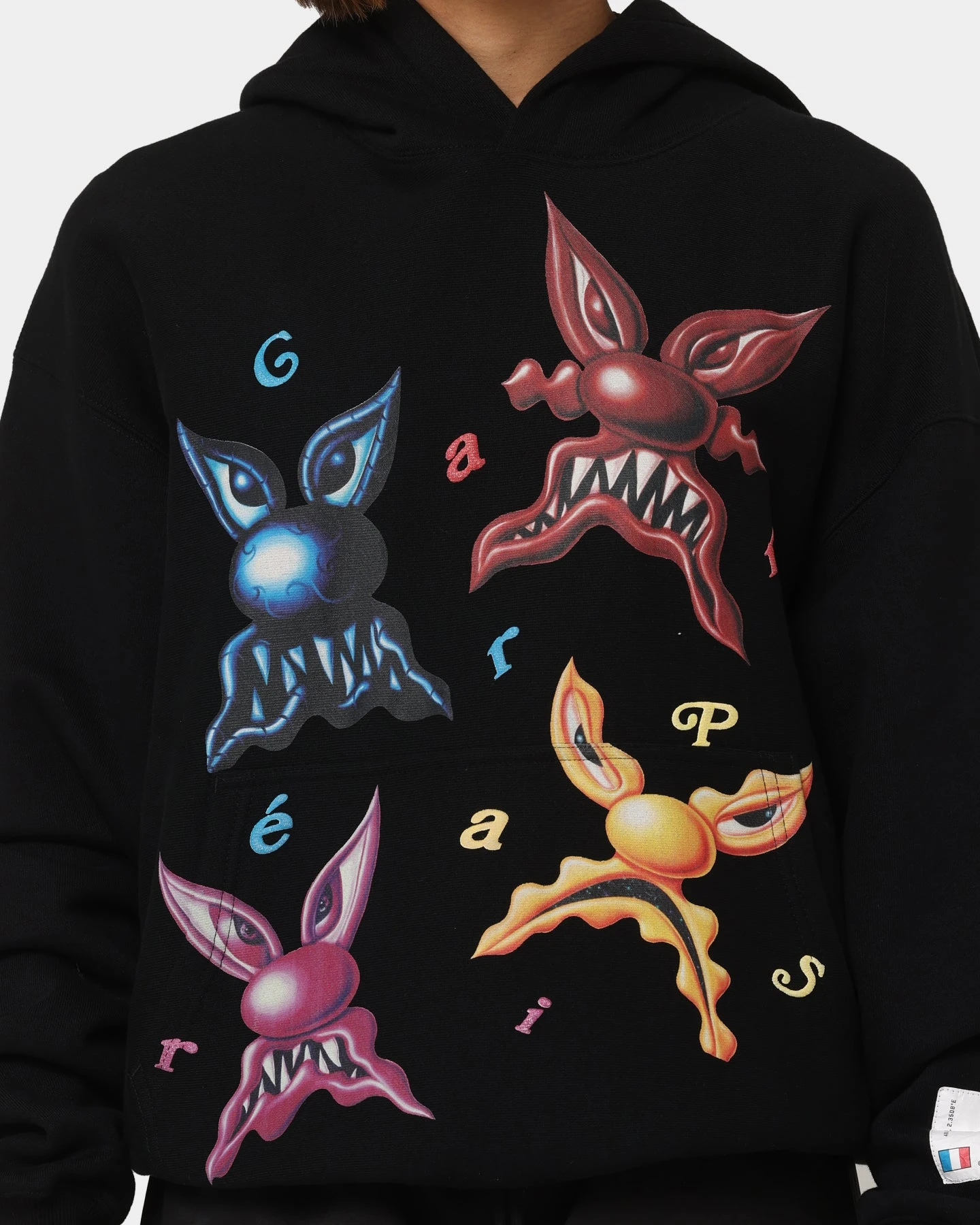 Carré X Kenny Scharf Meanie Oversized Hoodie Black 6 Carré X Kenny Scharf Meanie Oversized Hoodie Black - Image 4