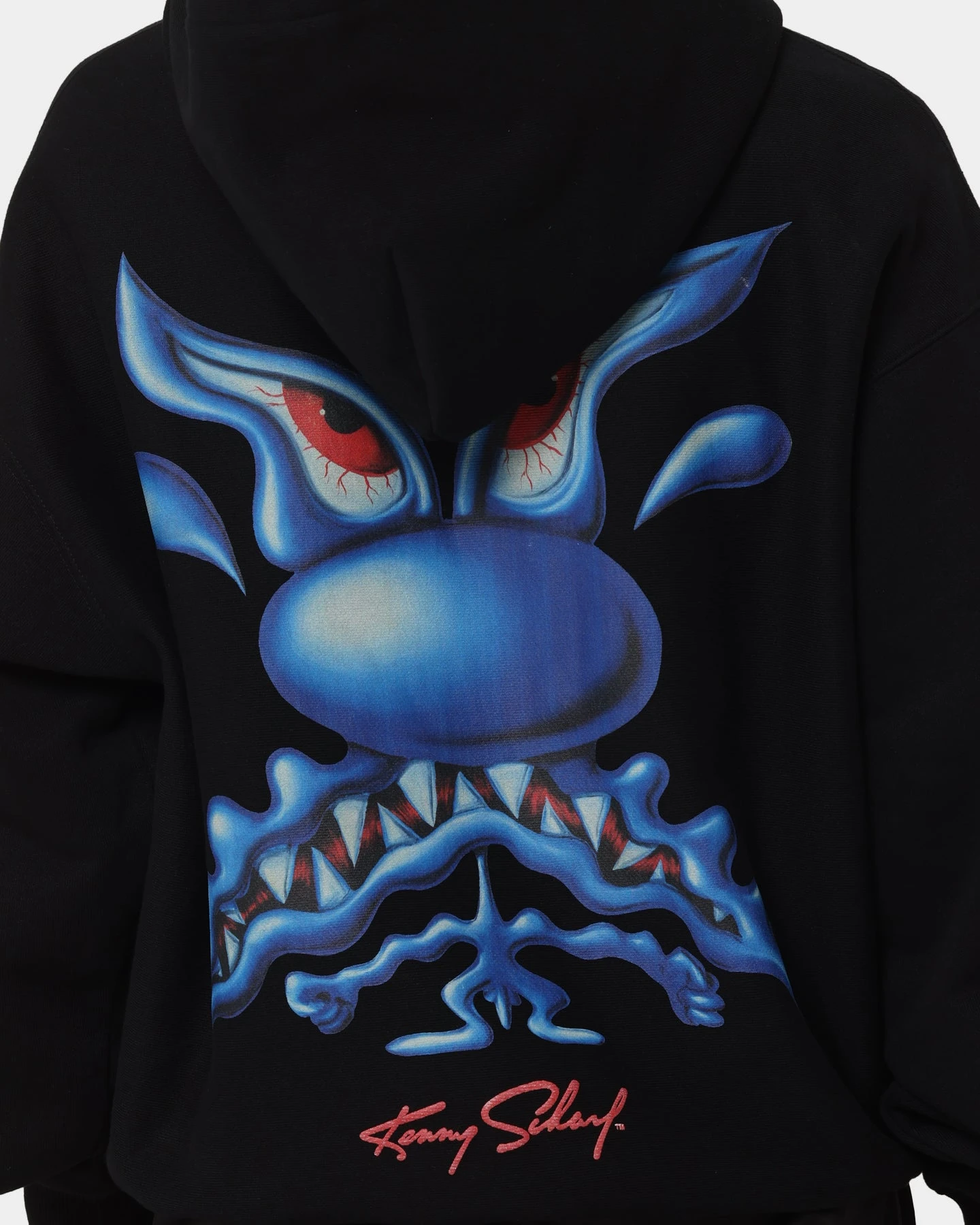 Carré X Kenny Scharf Meanie Oversized Hoodie Black 7 Carré X Kenny Scharf Meanie Oversized Hoodie Black - Image 5