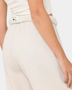 Joah Brown Women's Contrast Stitch Crop T-Shirt Bone -Fashion Clothing Store 02041151 YB322 womens 040