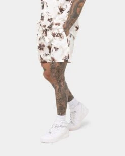 XXIII Booker Floral Shorts White/Black -Fashion Clothing Store 02041183 YW110 mens 00060