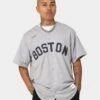 Nike Boston Red Sox Official Cooperstown Jersey Dugout Grey -Fashion Clothing Store 02041892 YD628 mens 0010