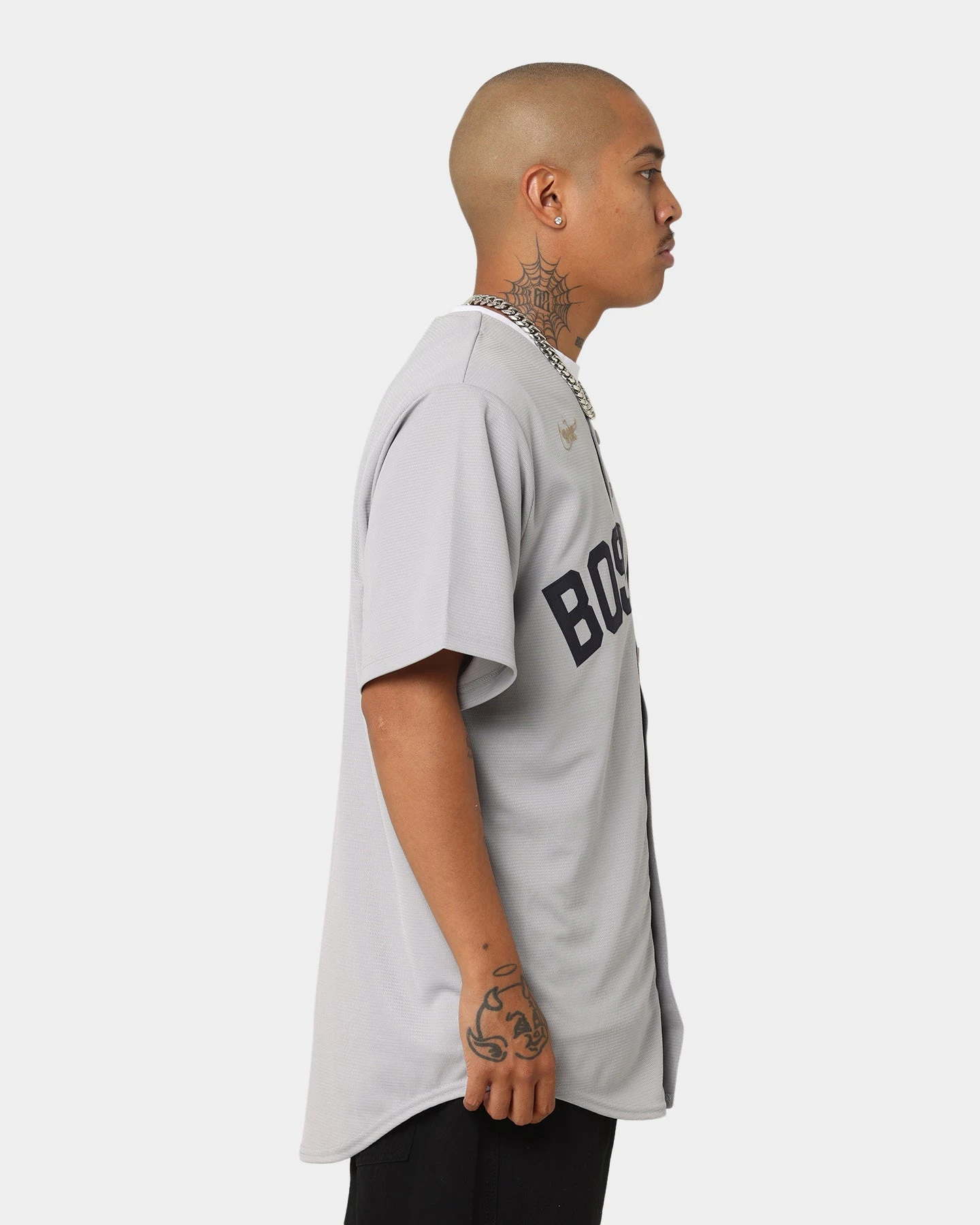 Nike Boston Red Sox Official Cooperstown Jersey Dugout Grey 7 Nike Boston Red Sox Official Cooperstown Jersey Dugout Grey - Image 5