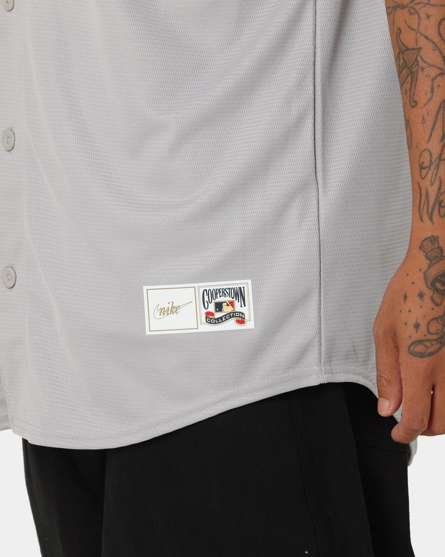 Nike Boston Red Sox Official Cooperstown Jersey Dugout Grey 9 Nike Boston Red Sox Official Cooperstown Jersey Dugout Grey - Image 7