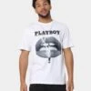 Playboy Monotone Original Fit T-Shirt White -Fashion Clothing Store 02041907 YW100 mens 0010