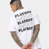 Playboy Stack T-Shirt White -Fashion Clothing Store 02041908 YW100 mens 0010