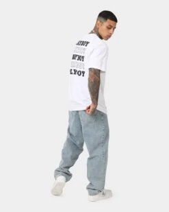 Playboy Stack T-Shirt White -Fashion Clothing Store 02041908 YW100 mens 0030