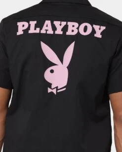 Playboy Playboy Work Shirt Black 14 Playboy Playboy Work Shirt Black -Fashion Clothing Store 02041909 YB001 mens 0050