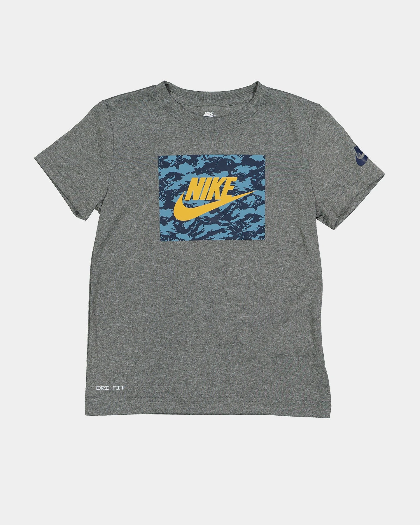 Nike Kids' Camo Futura T-Shirt Grey Heather 5 Nike Kids' Camo Futura T-Shirt Grey Heather - Image 3