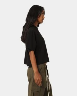 Stussy Women's Graffiti Box T-Shirt Black -Fashion Clothing Store 02041954 YB001 womens 050