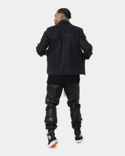 Saint Morta Ventura Waxed Jacket Black Wax -Fashion Clothing Store 02042038 YB312 mens 090