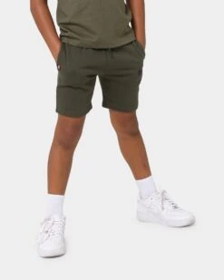 Ellesse Kids' Bravo T-Shirt/Short Set Khaki -Fashion Clothing Store 02042046 YK001 default 0030