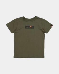 Ellesse Kids' Bravo T-Shirt/Short Set Khaki -Fashion Clothing Store 02042046 YK001 default 0080